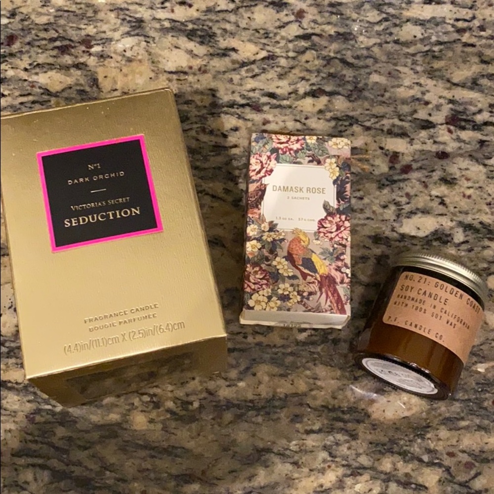 VICTORIA’S SECRET DARK ORCHID CANDLE POTTERY BARN